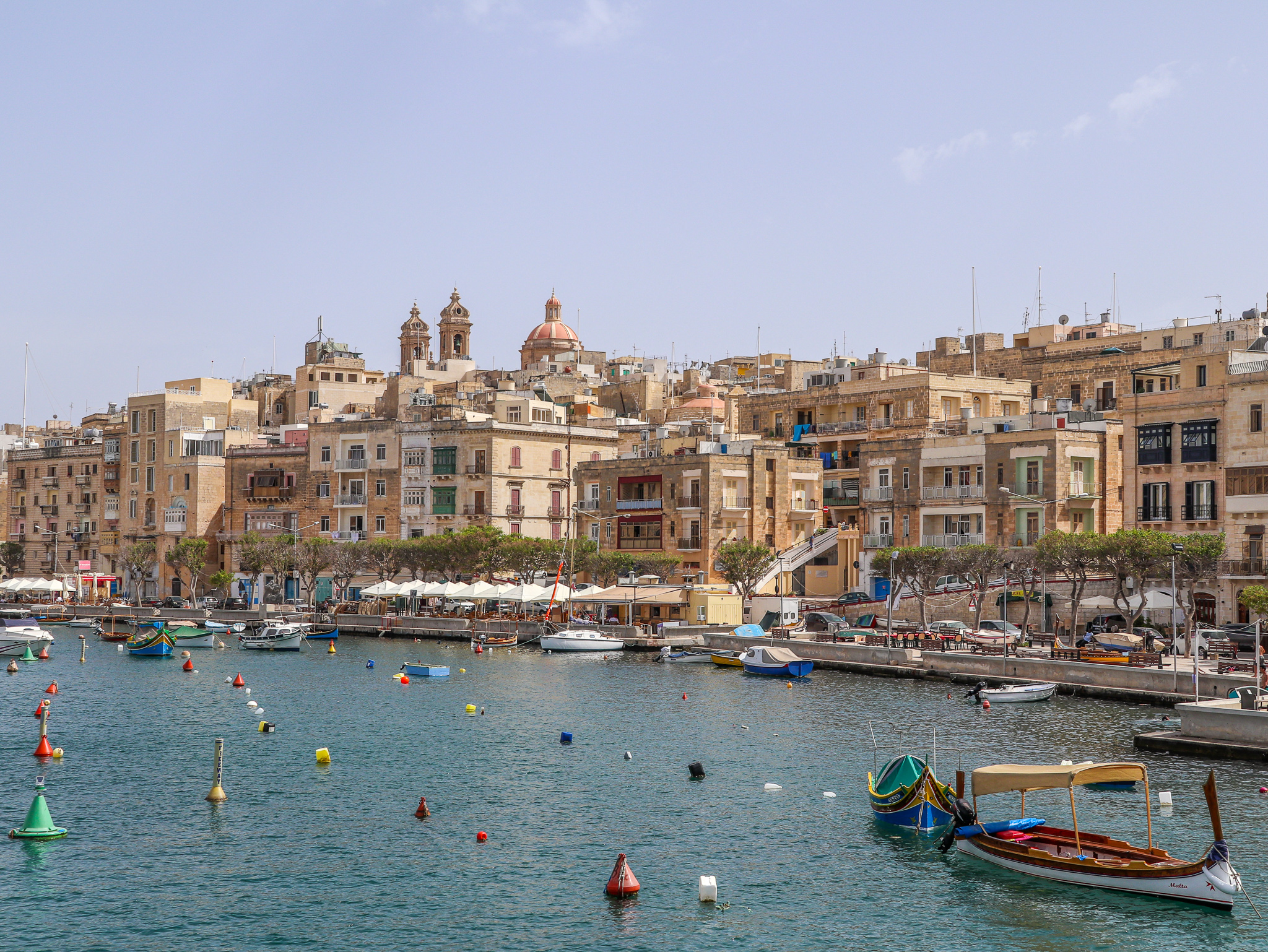 Vista para Vittoriosa em Malta