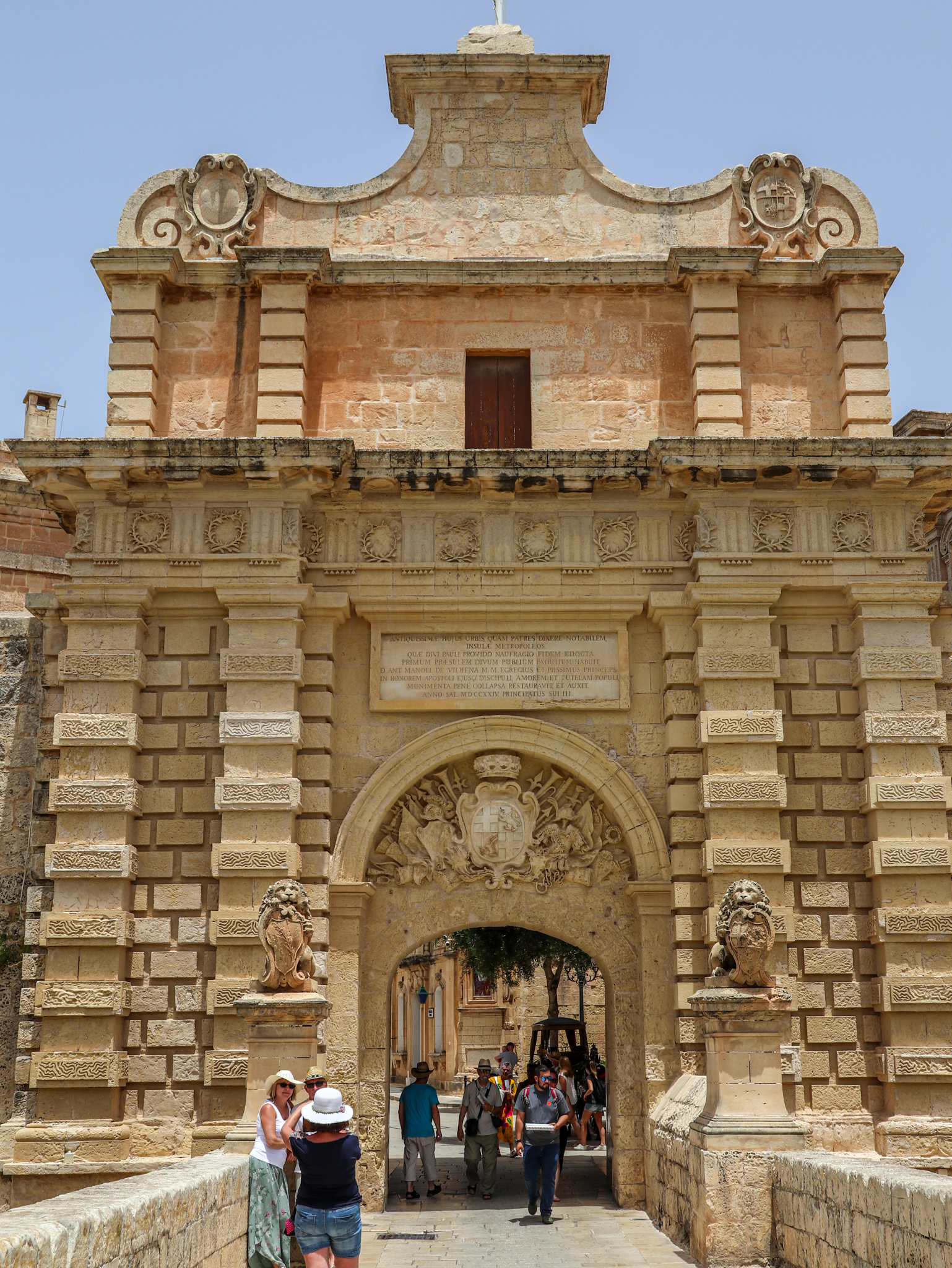 portão da cidade de Mdina, malta